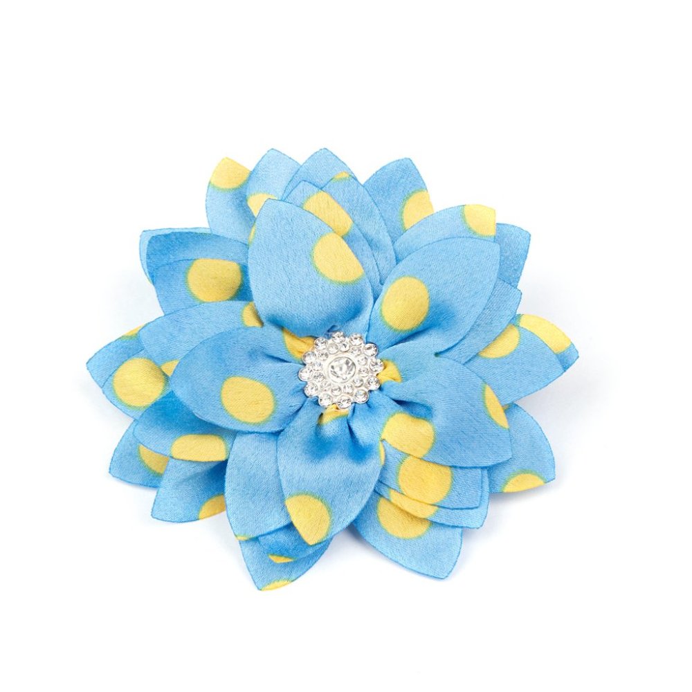 Silk Gardens - Blue/Yellow Bow